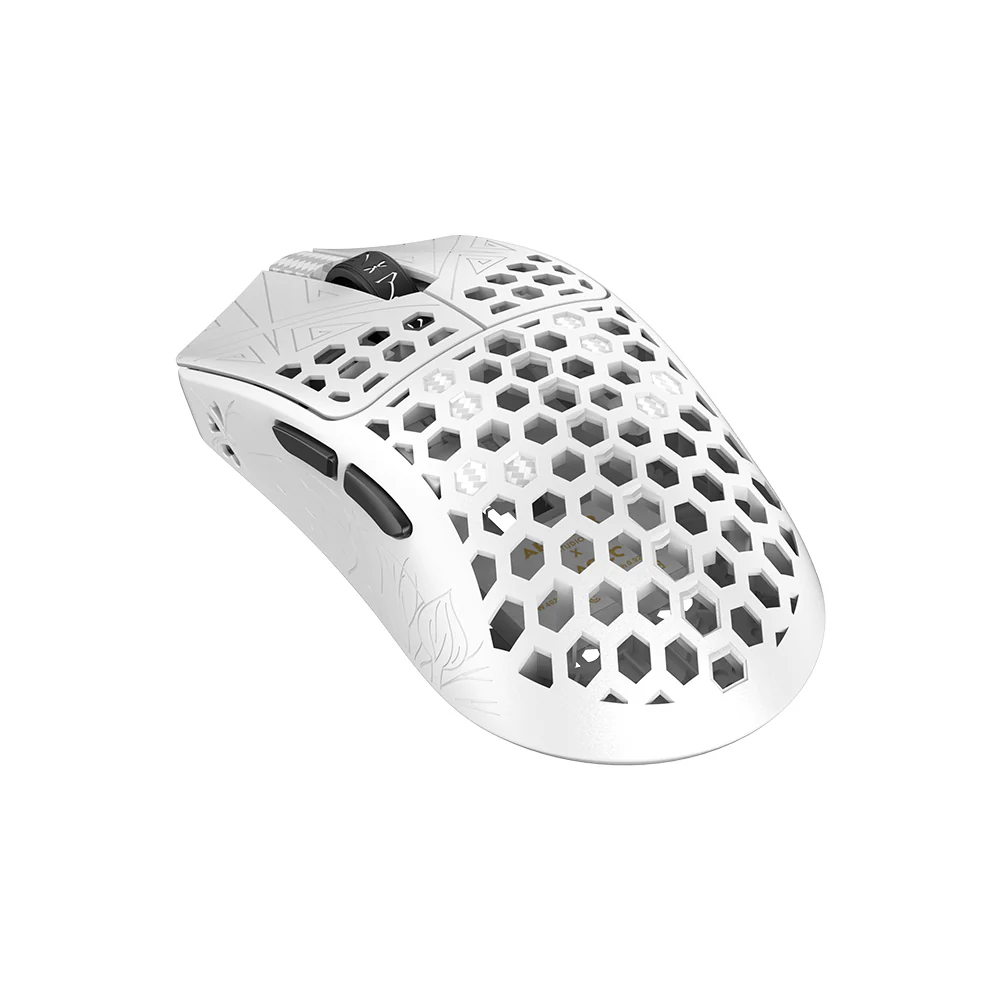 Arbiter Studio AKITSU MEDIUM 40g Carbon Fiber 8K Wireless Gaming Mouse White - Image 7