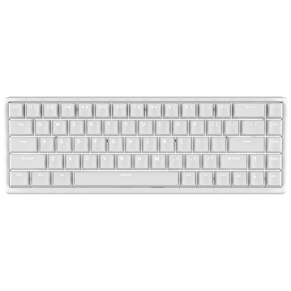 Arbiter Studio TENKO Polar 65 + HE Magnetic Gaming Keyboard Just White - Image 3