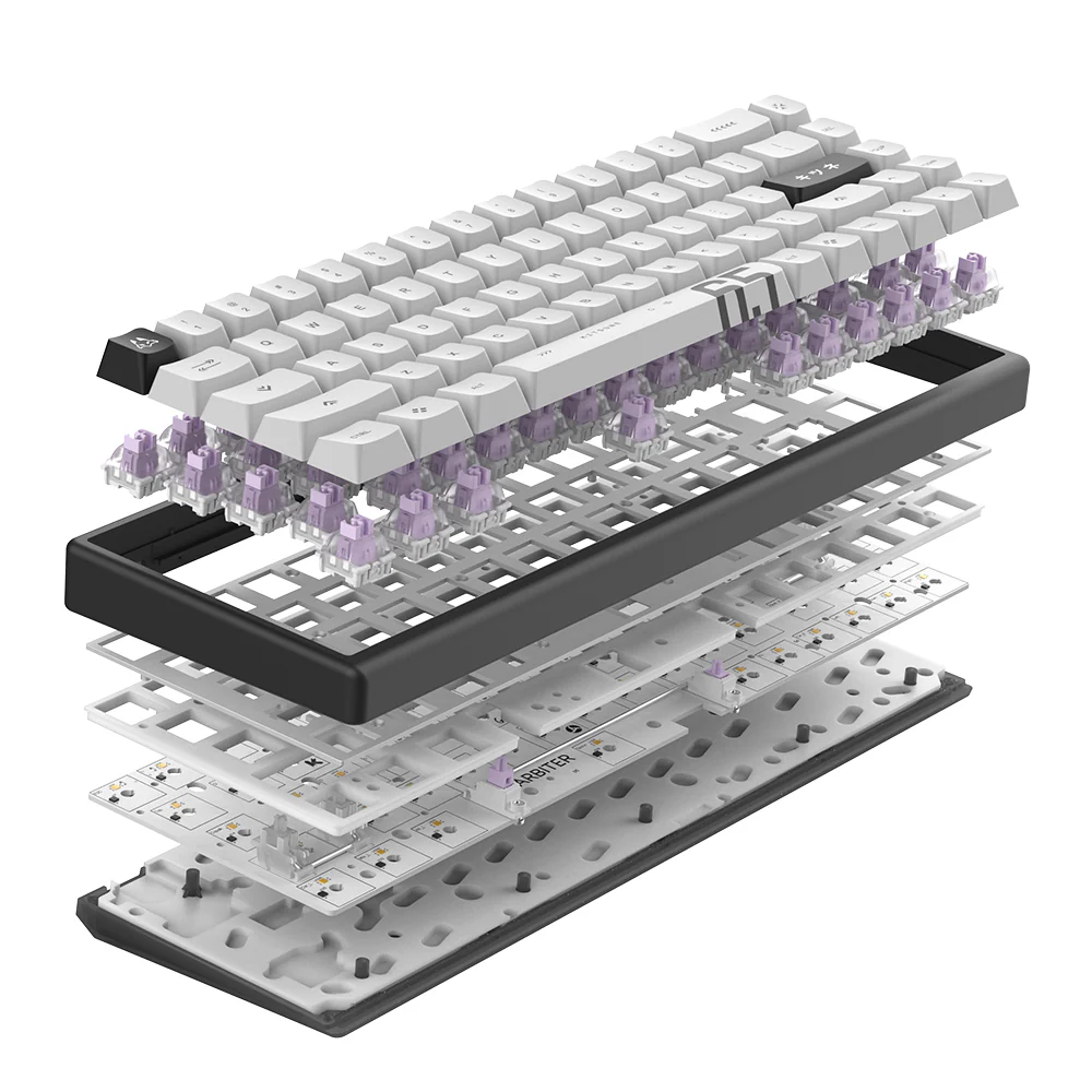 Arbiter Studio Polar 65 Pro Keyboard Kitsune Black frame - Image 9