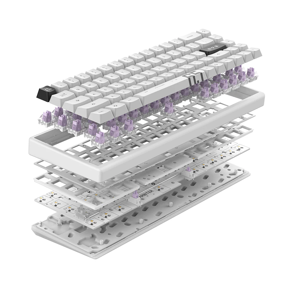 Arbiter Studio Polar 65 Pro Keyboard Kitsune White Frame - Image 9