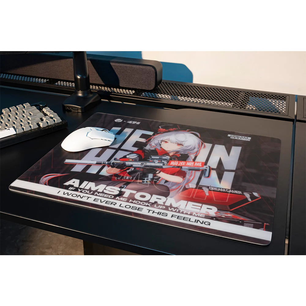 Dream Gamer Float Glass Mousepad AIMSTORMER Dark - Image 3