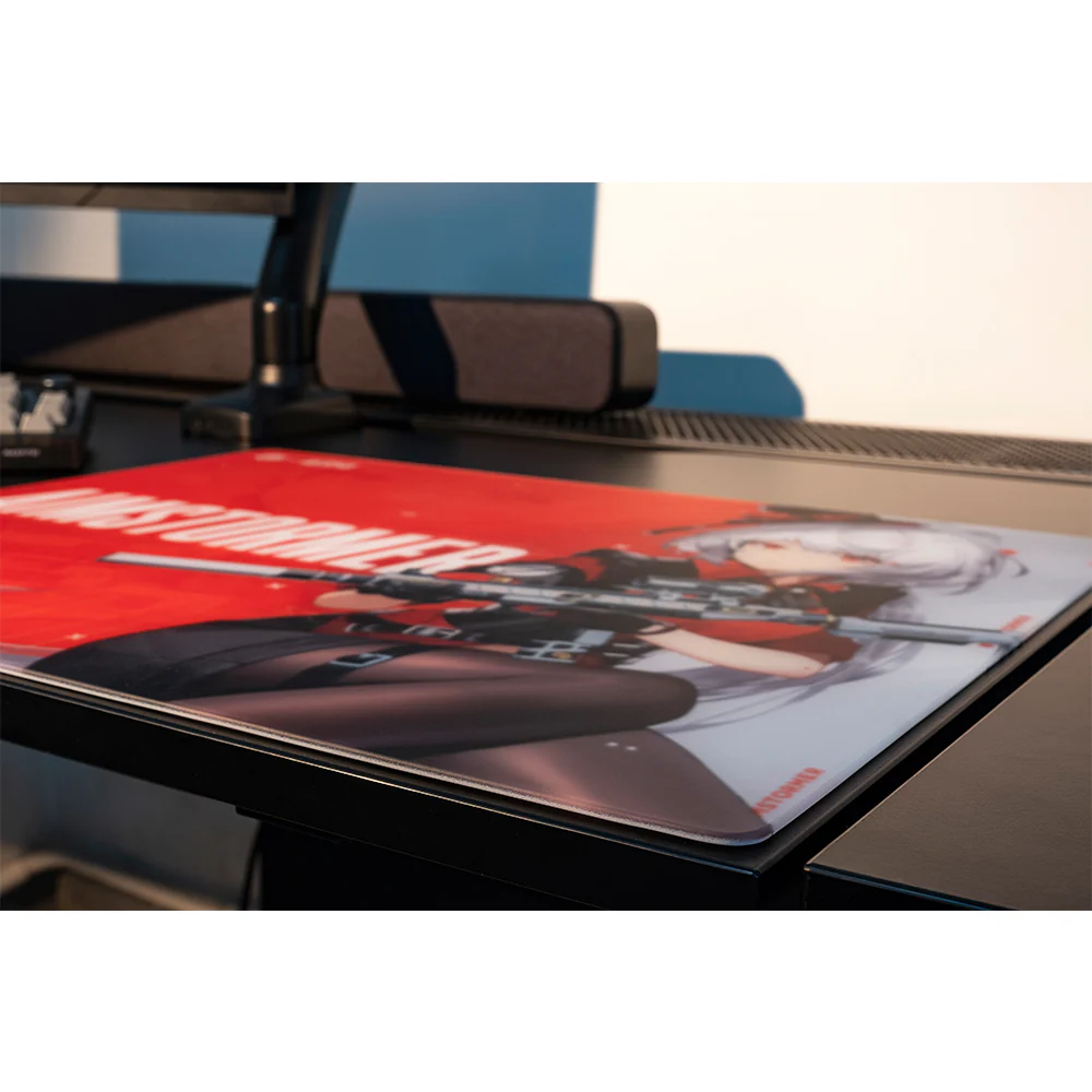 Dream Gamer Float Glass Mousepad AIMSTORMER Red - Image 4