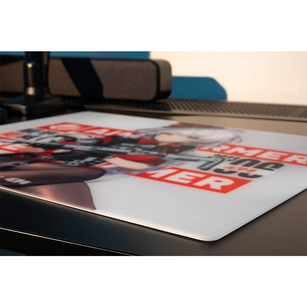 Dream Gamer Float Glass Mousepad AIMSTORMER White - Image 4
