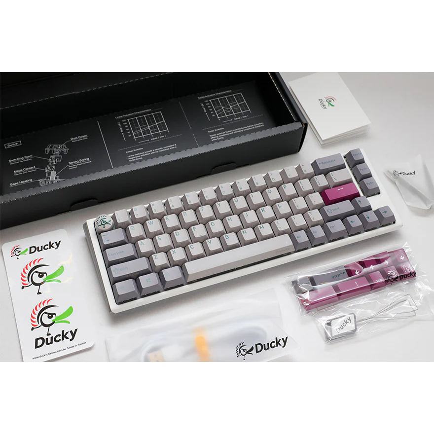 Ducky One 3 SF 65% keyboard Mist - Image 12