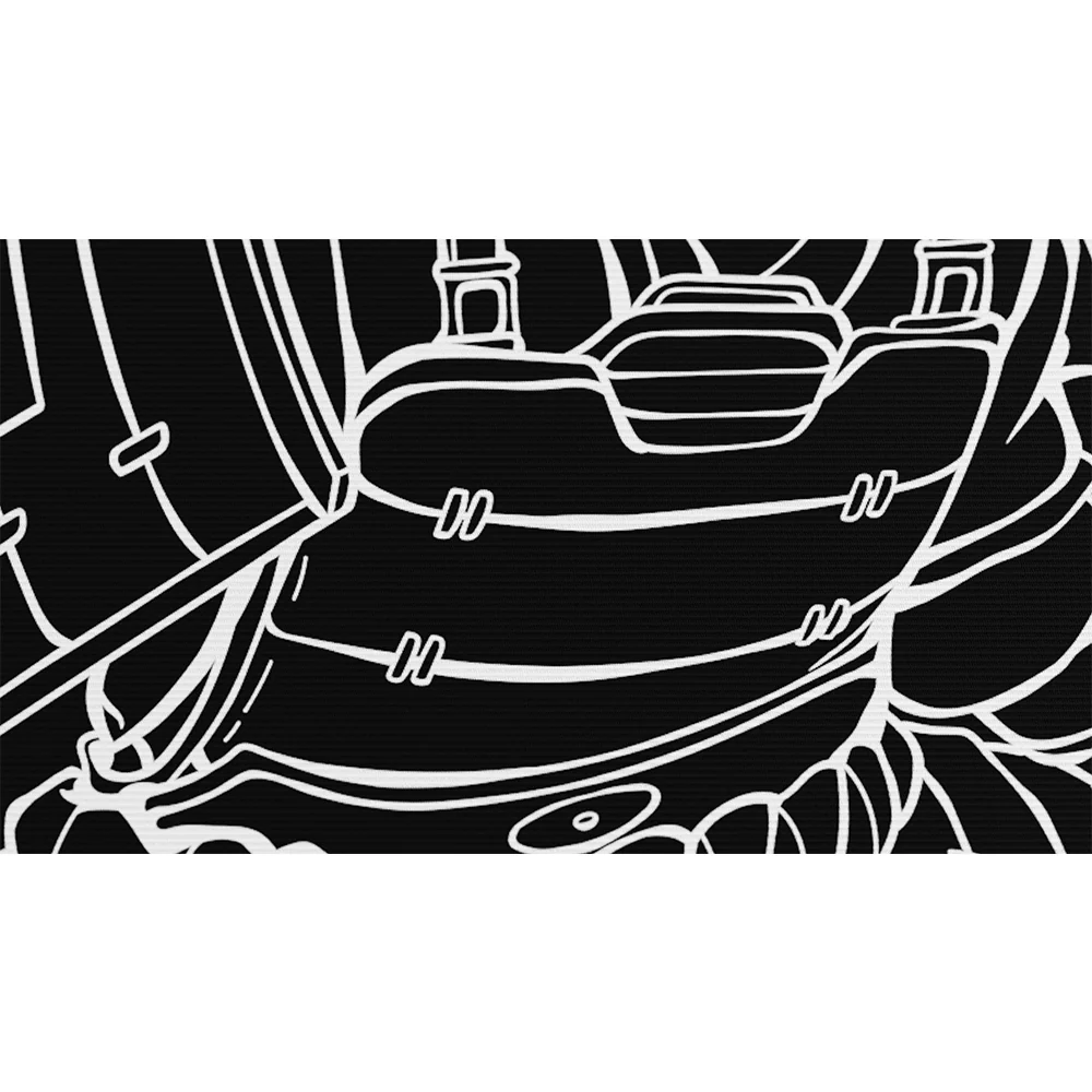 Kurosun Shogun Premium Gaming Mousepad Black L Size (490 x 420 x 4 mm) - Image 11