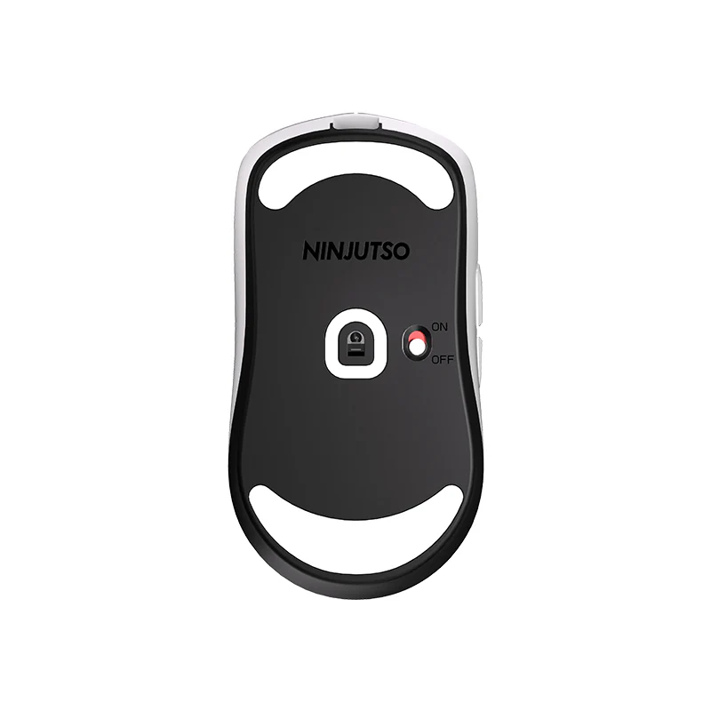 Ninjutso Sora V2 Wireless Gaming Mouse White - Image 4
