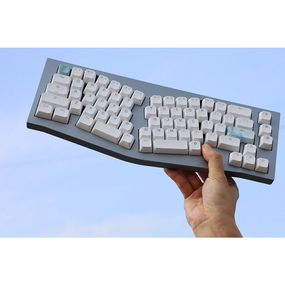Tai-Hao BOBO Profile Backlit ABS Backlit Keycap Set Coastal Blue - Image 5