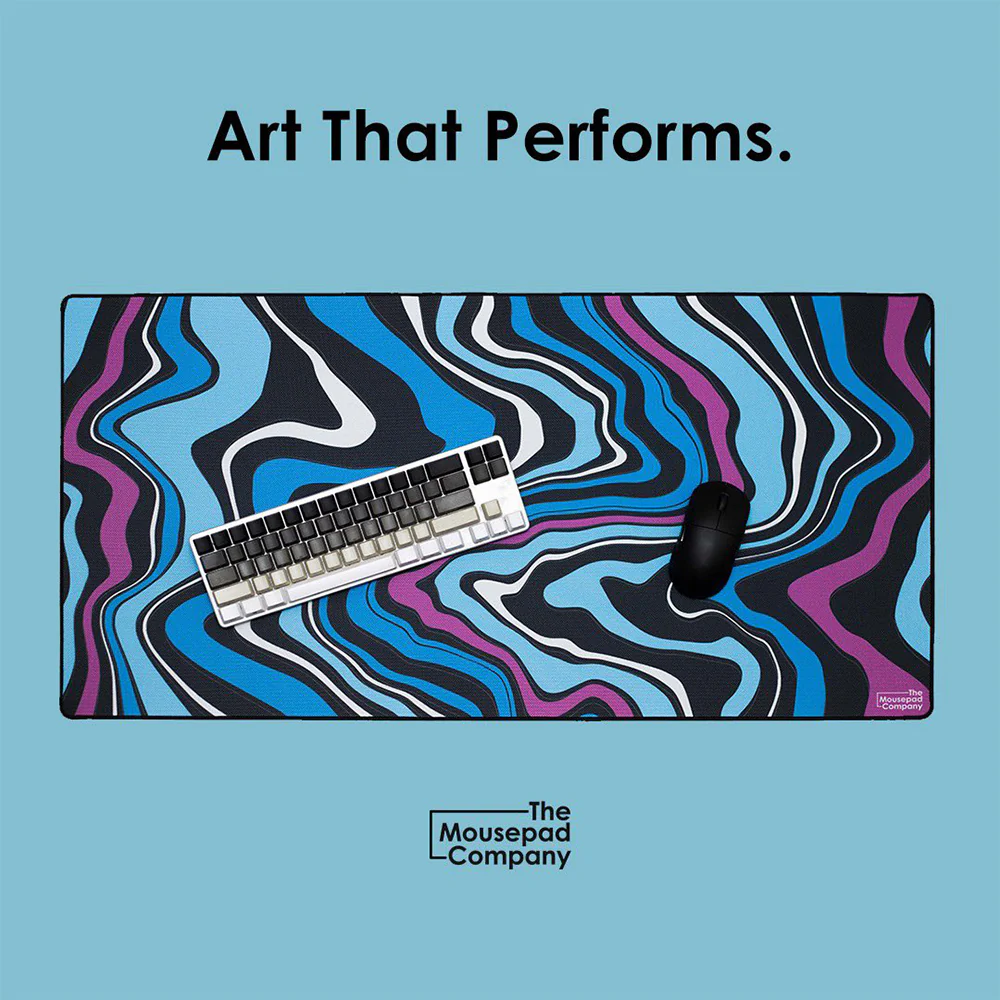 The mousepad company Mousepad AeroGlyde Artist Series Chrysanthemums and Bee by Hokusai - Image 5