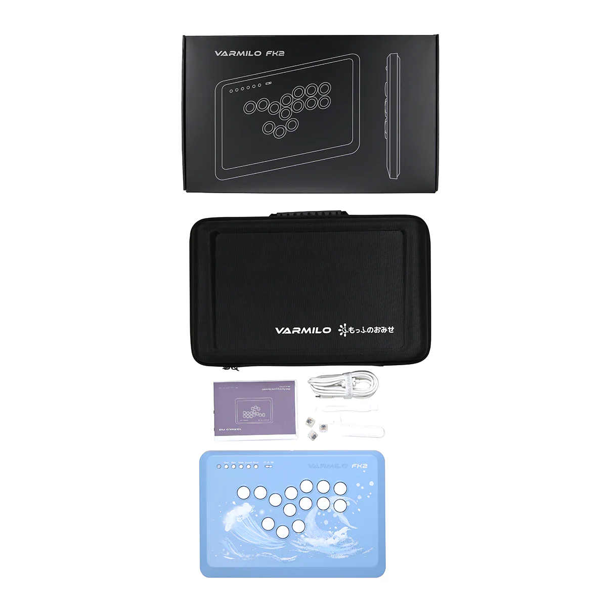 VARMILO FK2 Sea Melody Leverless Arcade Controller for Fighting Games - Image 6