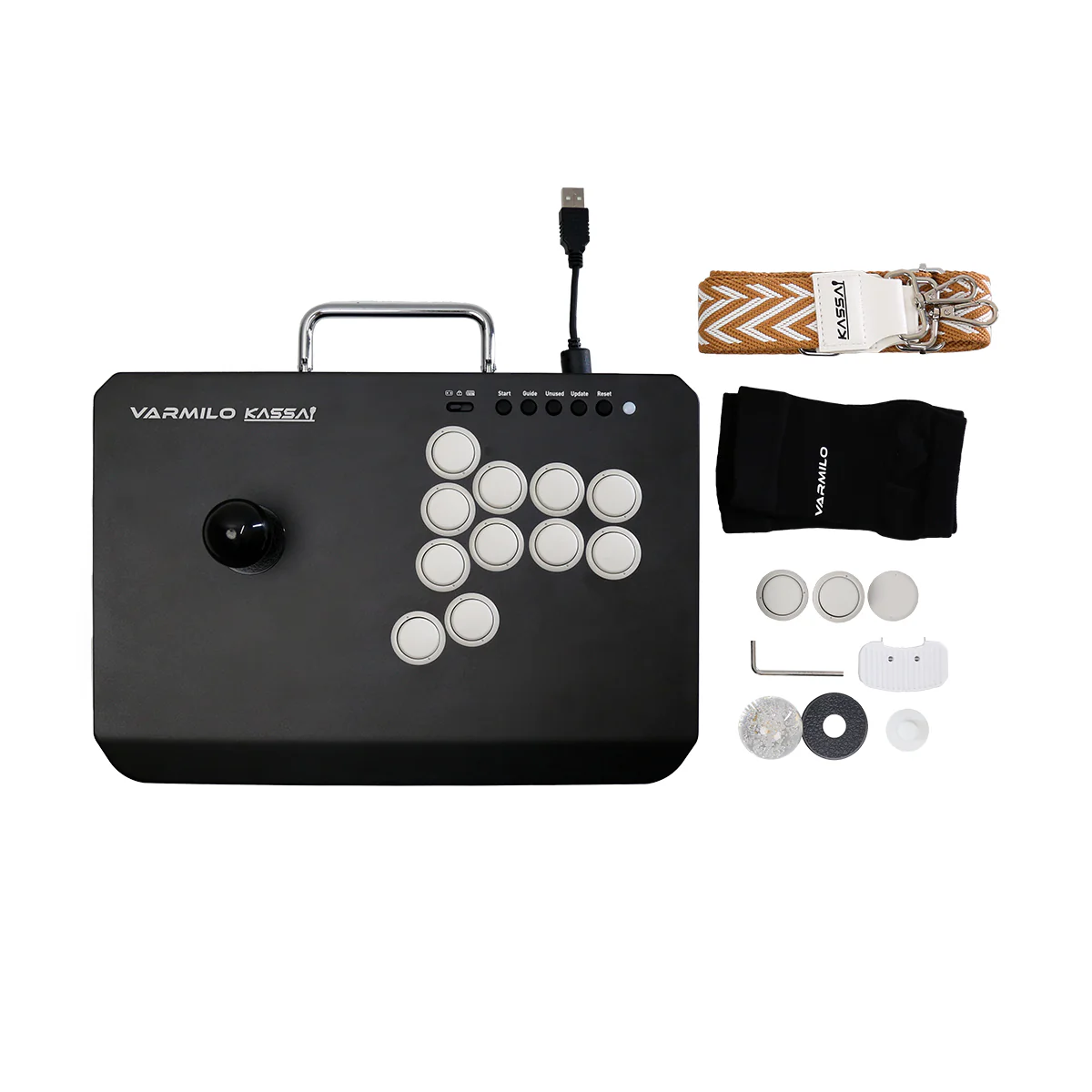 VARMILO KASSAI Obsidian Black Arcade Joystick Controller for Fighting Games - Image 6