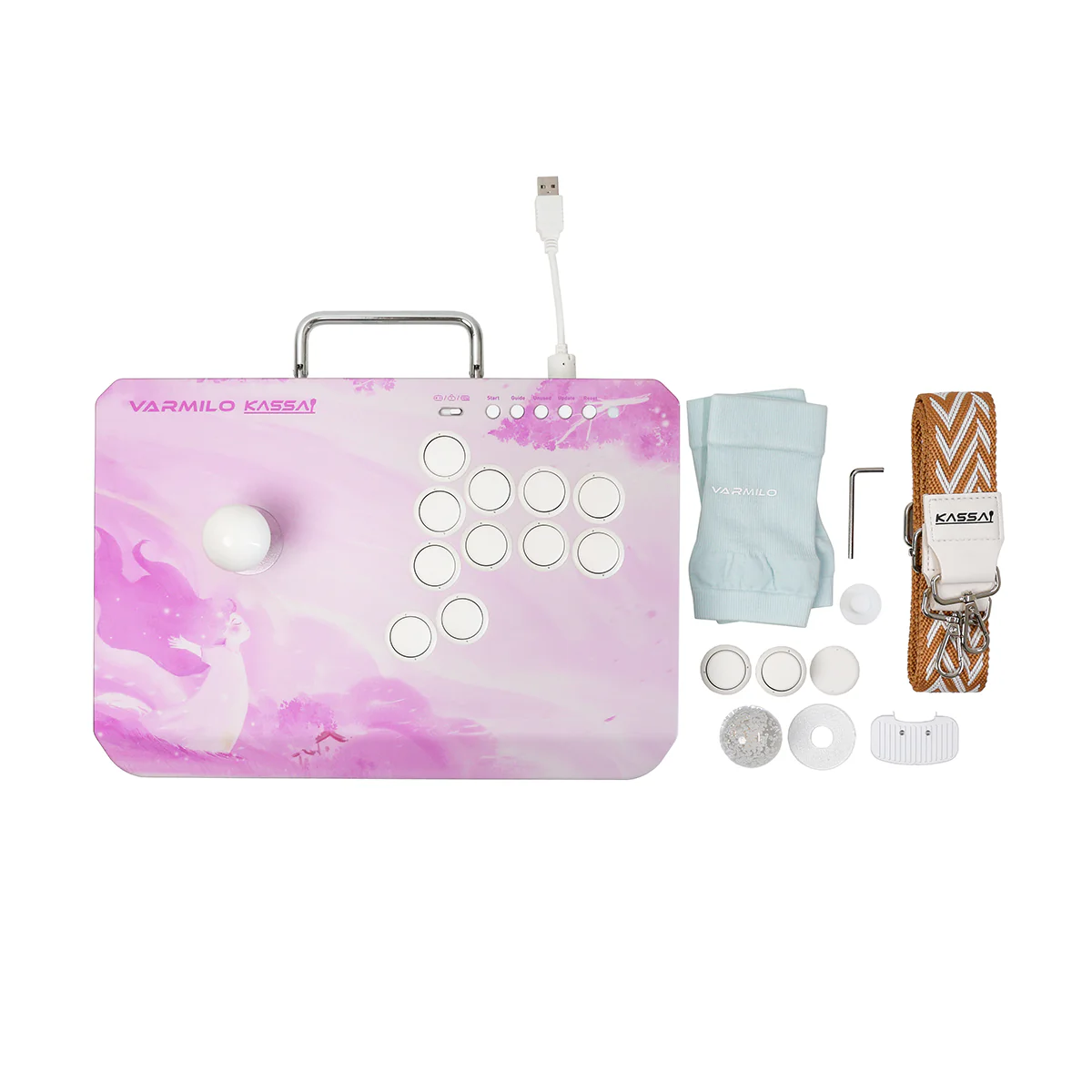 VARMILO KASSAI Sakura Arcade Joystick Controller for Fighting Games - Image 8