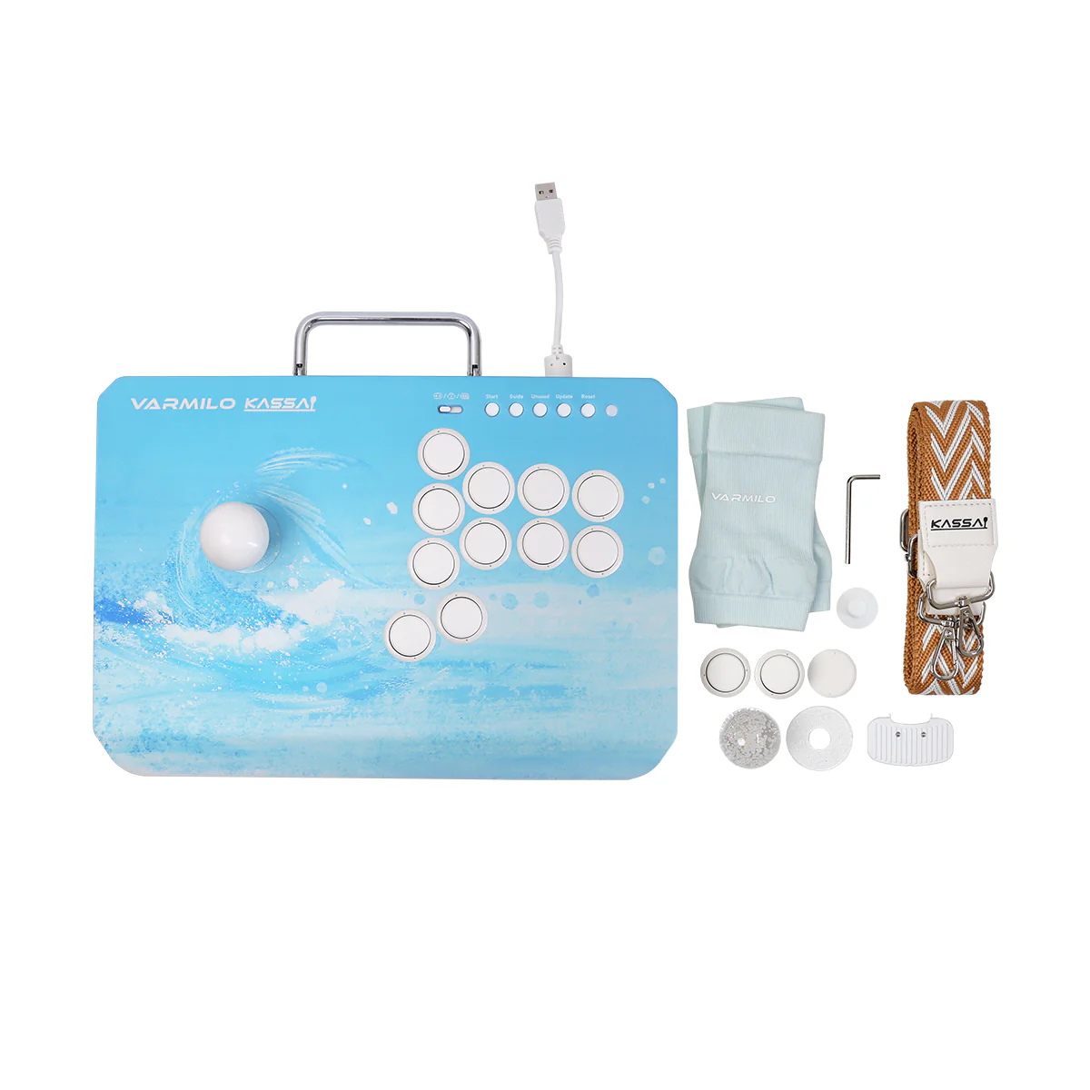 VARMILO KASSAI Sea Melody Arcade Joystick Controller for Fighting Games - Image 7